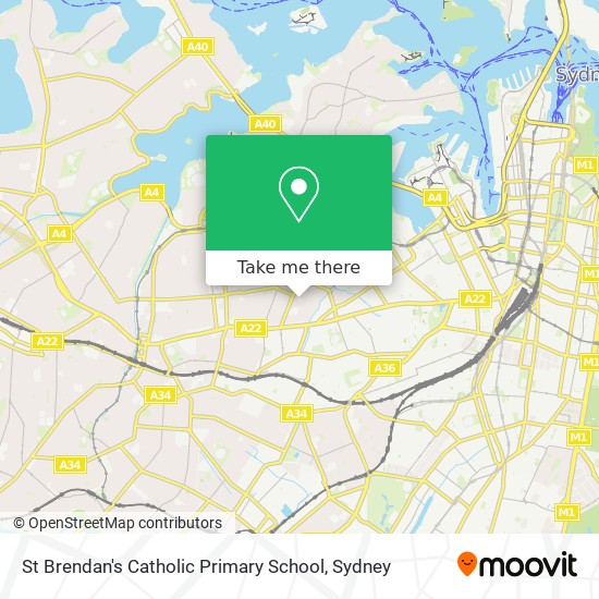St Brendan's Catholic Primary School map