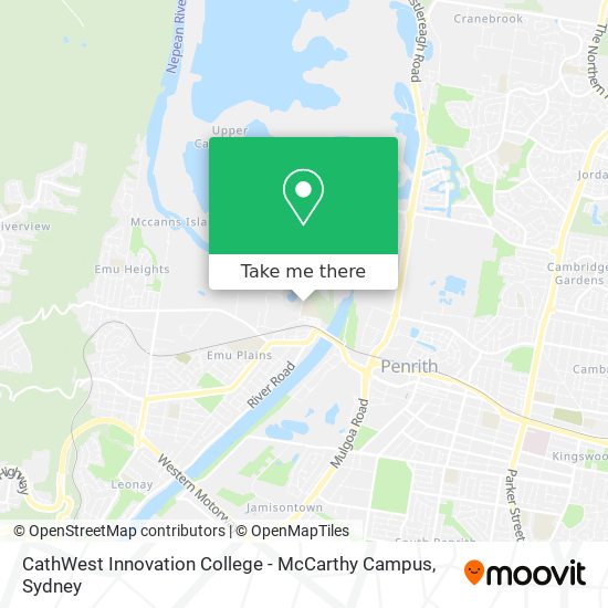 CathWest Innovation College - McCarthy Campus map