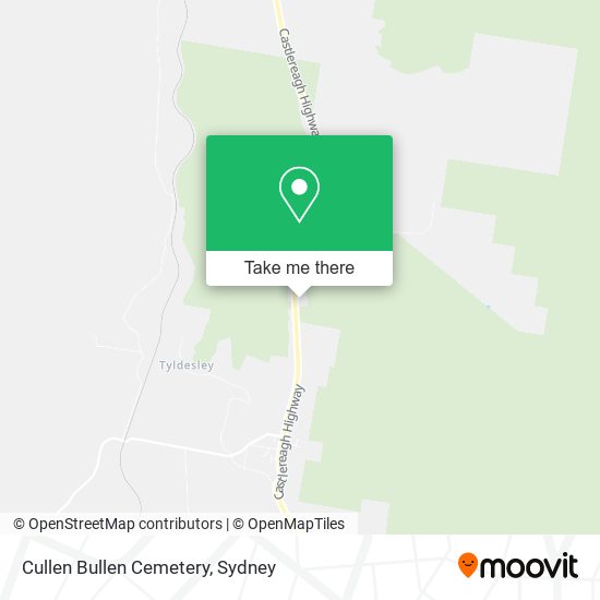 Cullen Bullen Cemetery map