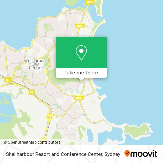 Mapa Shellharbour Resort and Conference Center