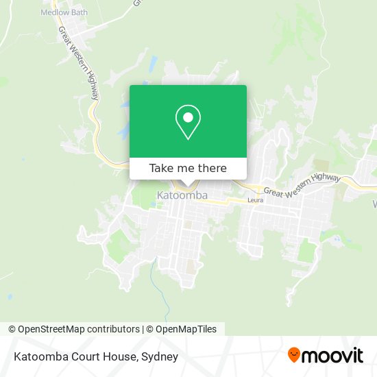 Katoomba Court House map