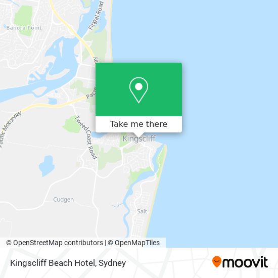Kingscliff Beach Hotel map