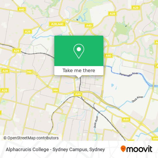 Alphacrucis College - Sydney Campus map