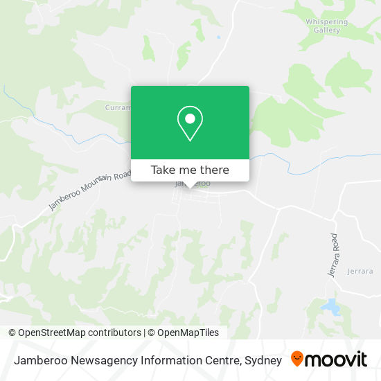 Mapa Jamberoo Newsagency Information Centre