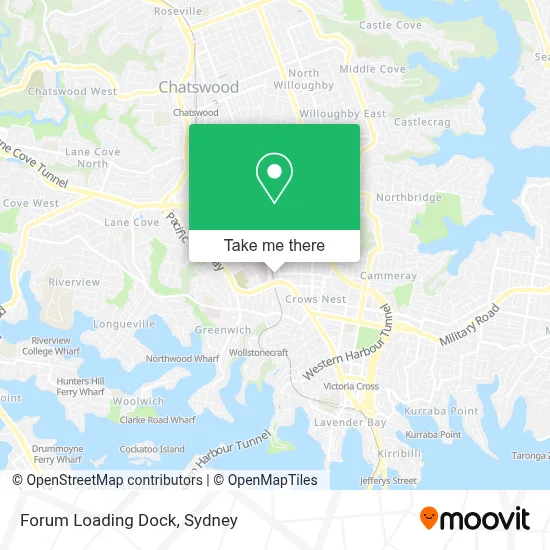 Mapa Forum Loading Dock