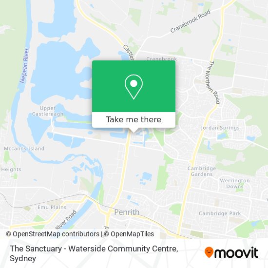 The Sanctuary - Waterside Community Centre map