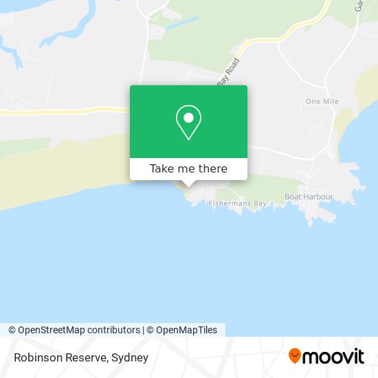 Robinson Reserve map