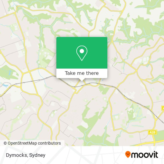 Mapa Dymocks