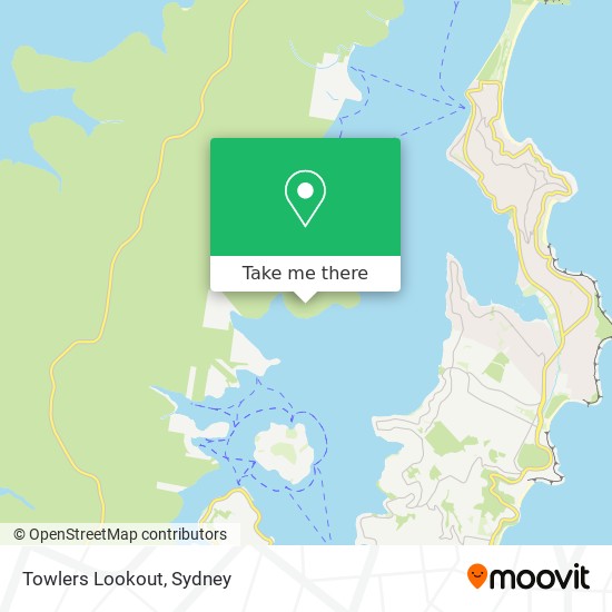 Mapa Towlers Lookout