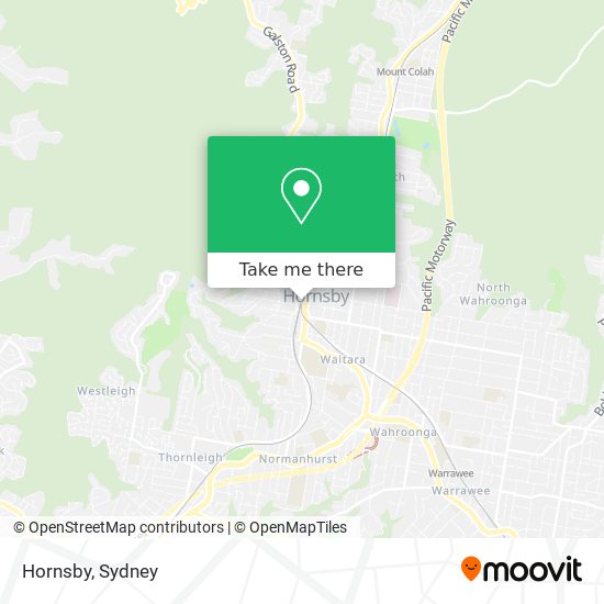 Hornsby map