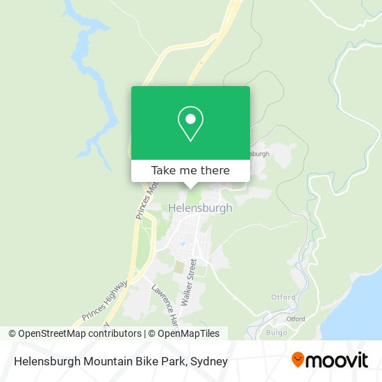 Mapa Helensburgh Mountain Bike Park