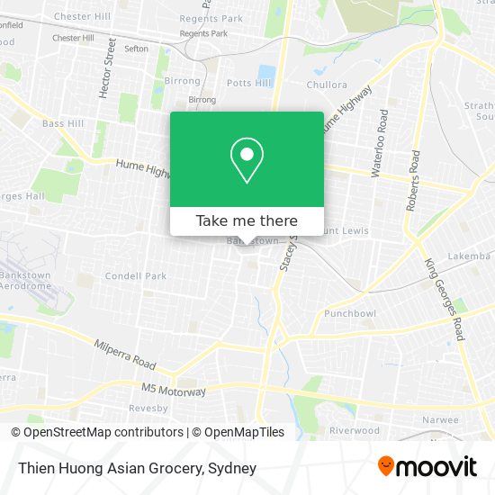 Thien Huong Asian Grocery map