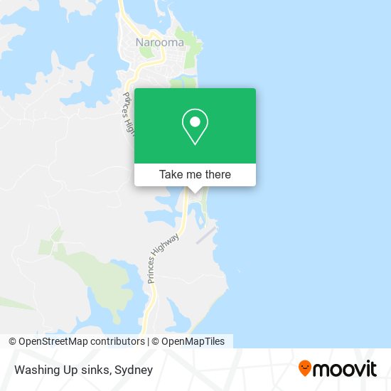 Washing Up sinks map