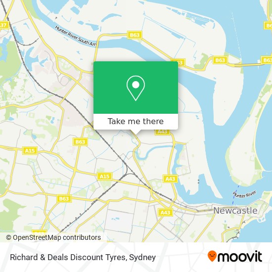 Richard & Deals Discount Tyres map