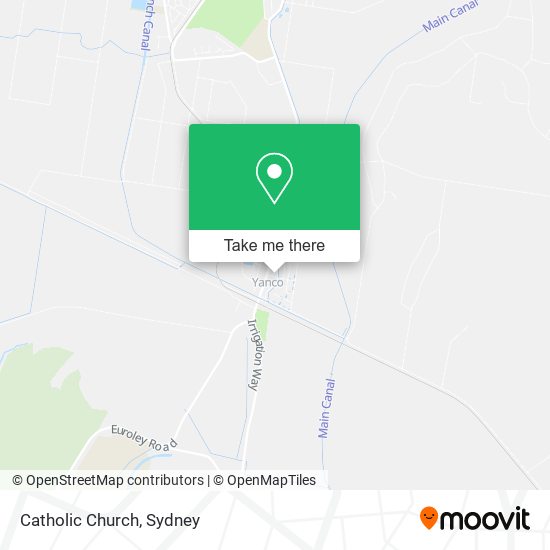 Catholic Church map