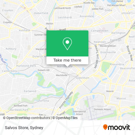 Salvos Store map