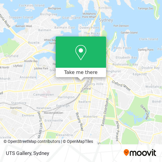 UTS Gallery map