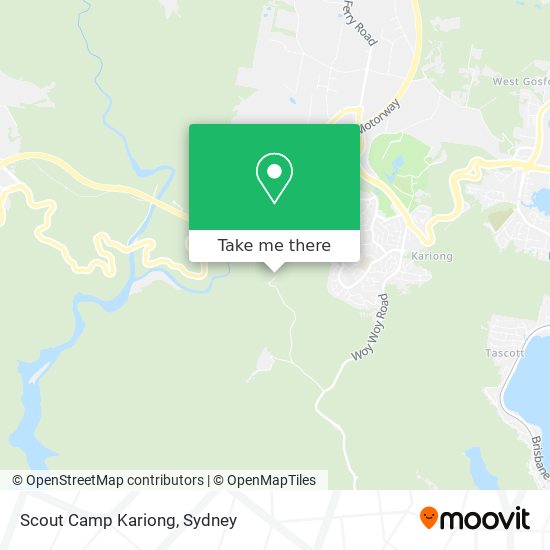 Scout Camp Kariong map