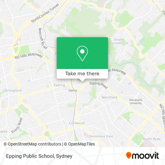 Epping Public School map