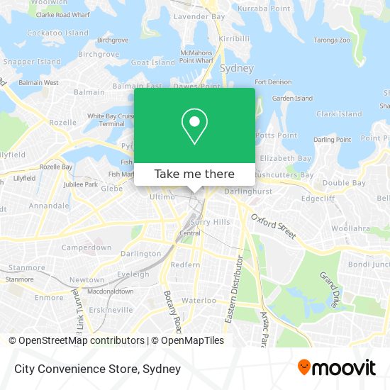 City Convenience Store map