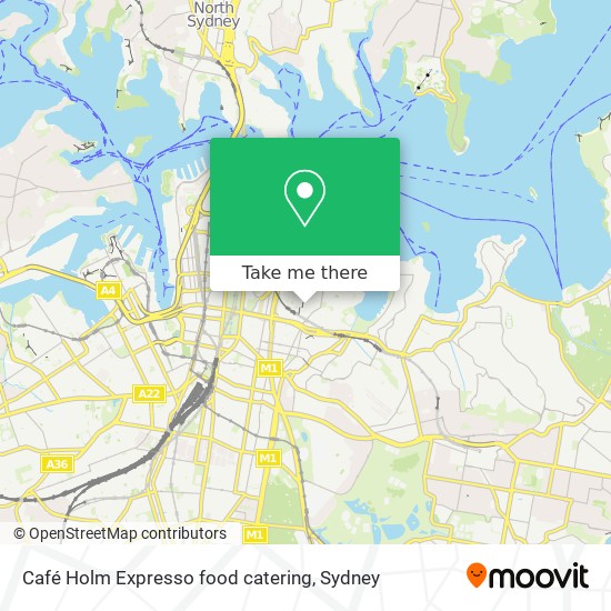Café Holm Expresso food catering map