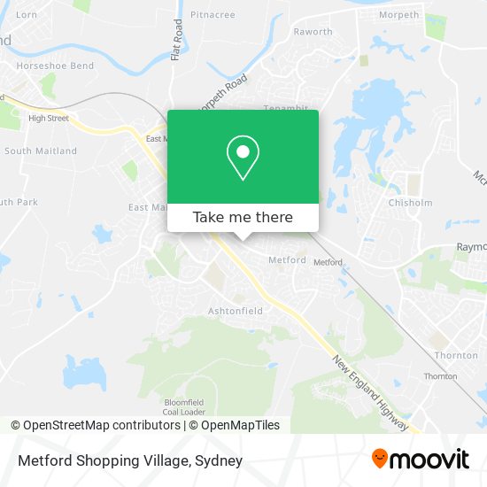 Metford Shopping Village map