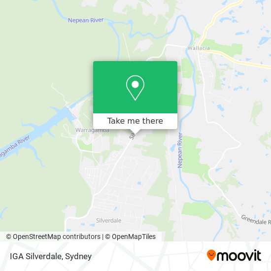 IGA Silverdale map