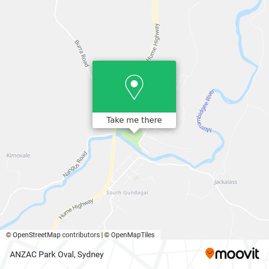 ANZAC Park Oval map
