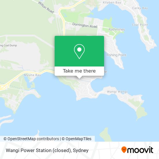 Mapa Wangi Power Station (closed)