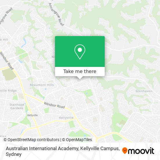 Australian International Academy, Kellyville Campus map