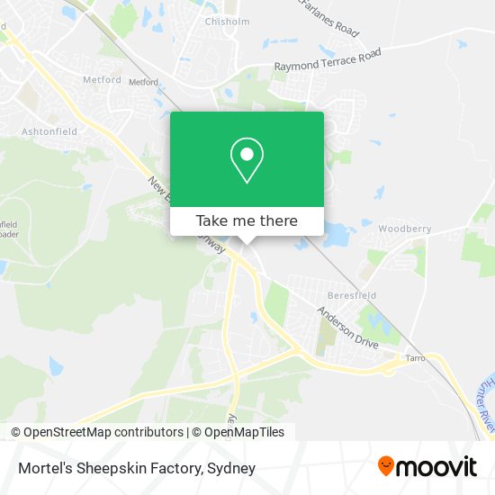 Mortel's Sheepskin Factory map