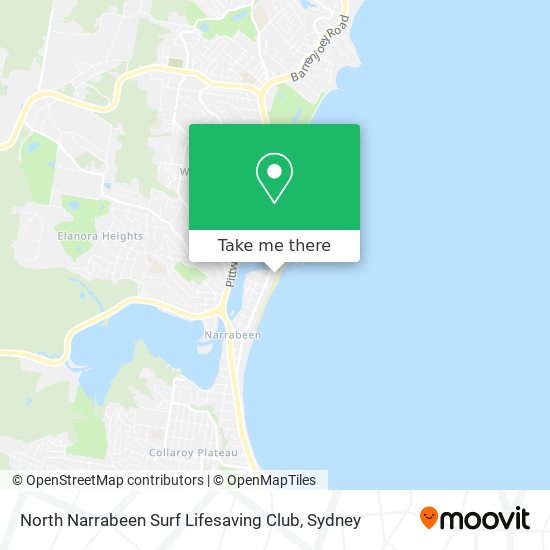 North Narrabeen Surf Lifesaving Club map