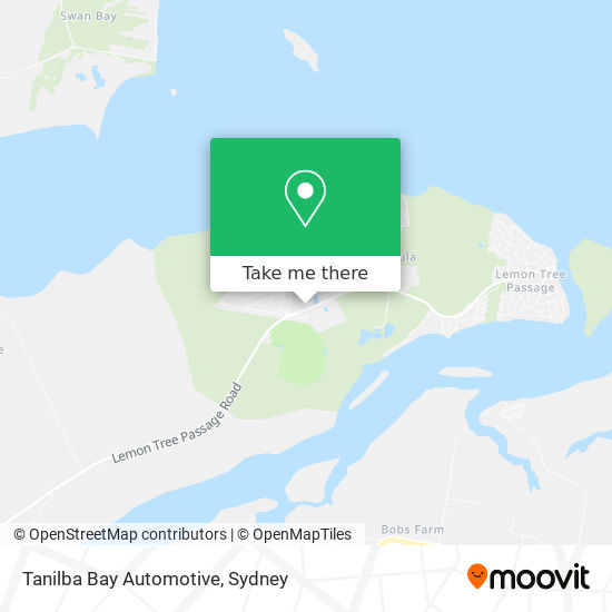 Mapa Tanilba Bay Automotive