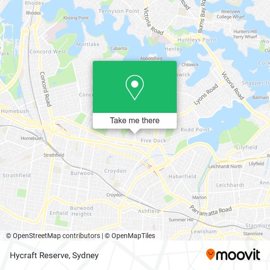 Hycraft Reserve map