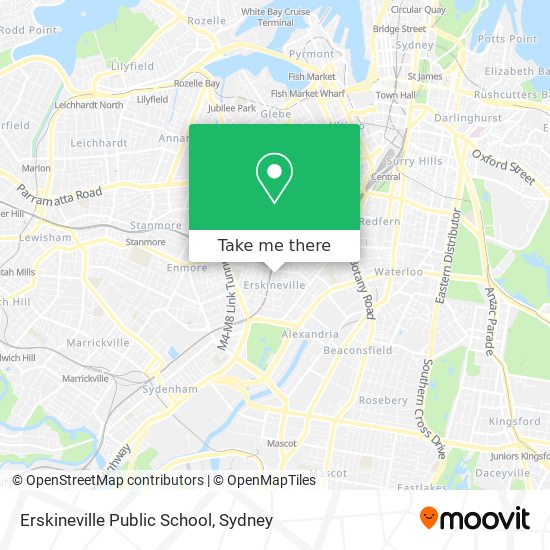 Erskineville Public School map