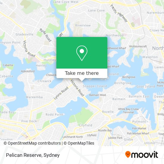 Pelican Reserve map