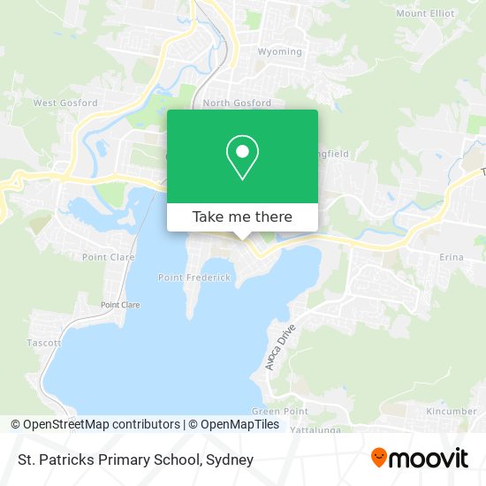 Mapa St. Patricks Primary School