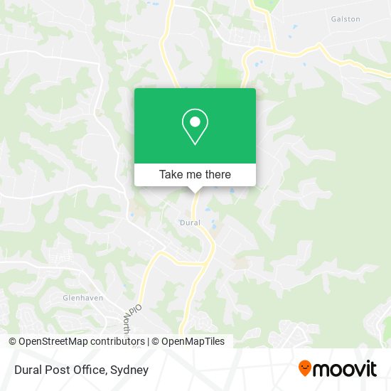 Dural Post Office map