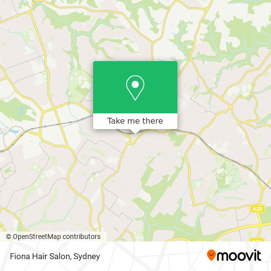 Fiona Hair Salon map