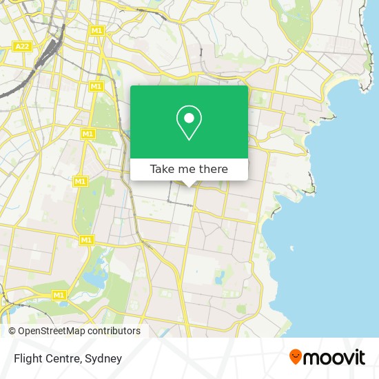 Flight Centre map