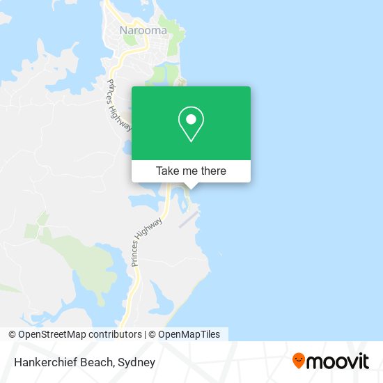 Hankerchief Beach map