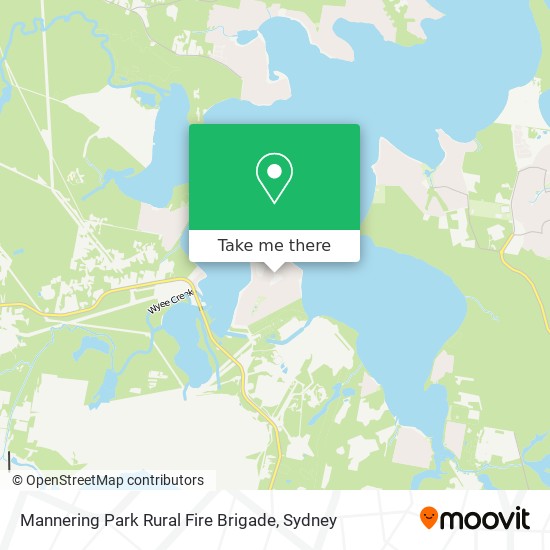 Mannering Park Rural Fire Brigade map