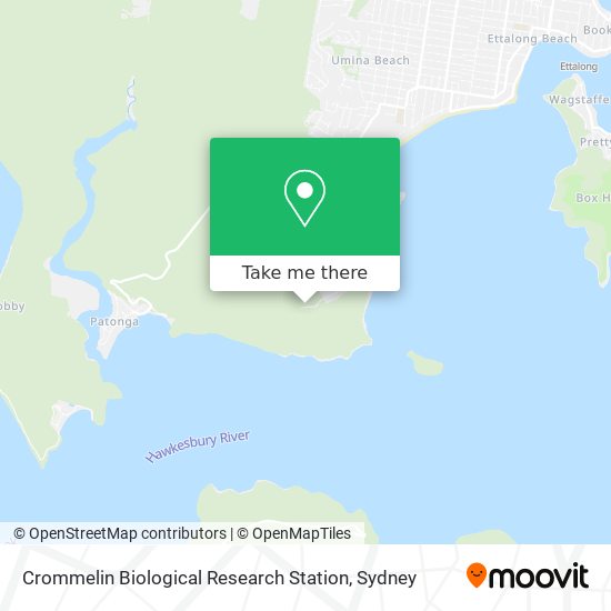 Crommelin Biological Research Station map