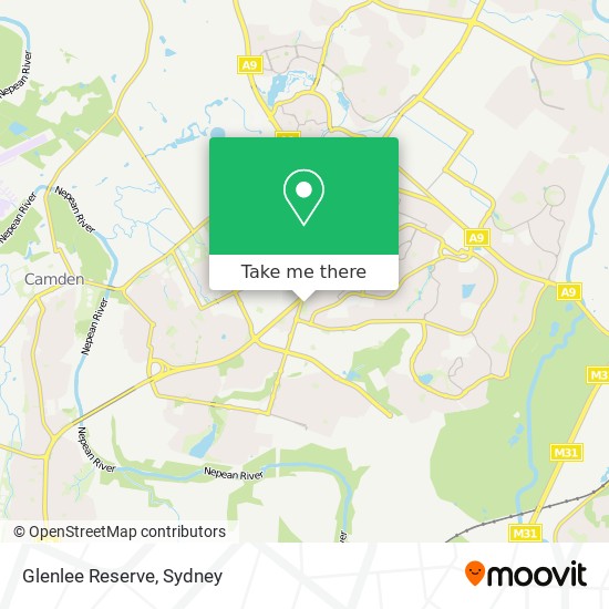 Glenlee Reserve map