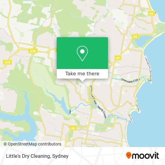 Little's Dry Cleaning map