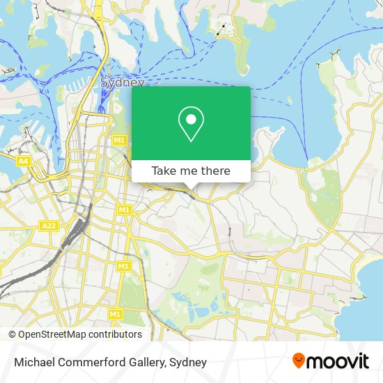 Michael Commerford Gallery map