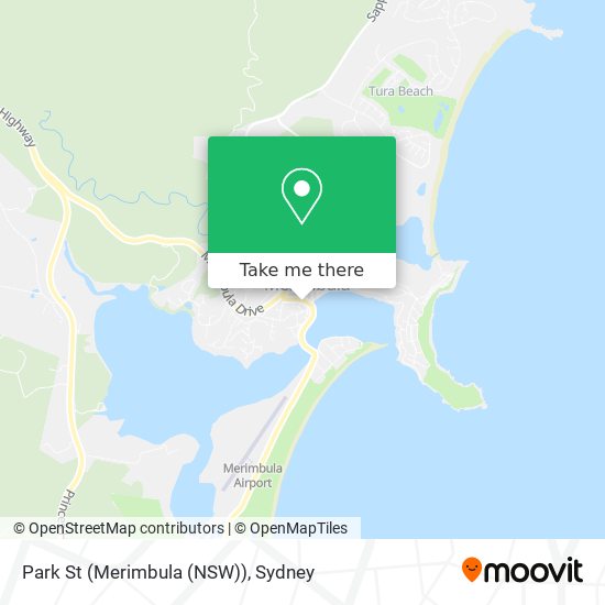 Park St (Merimbula (NSW)) map