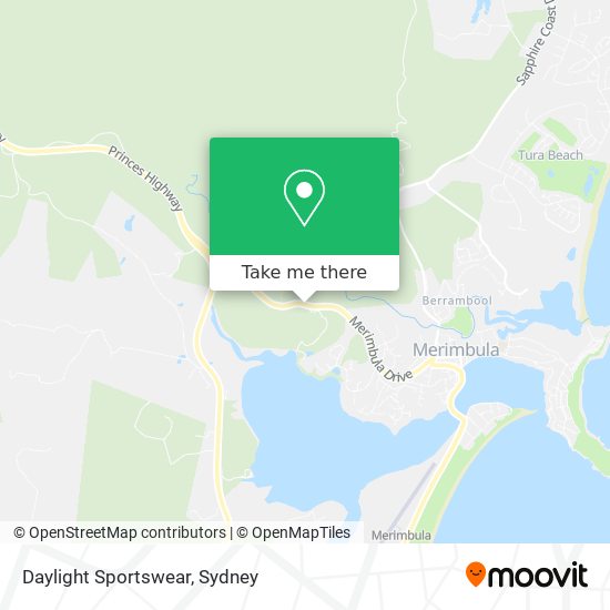 Daylight Sportswear map