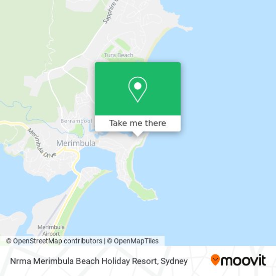 Nrma Merimbula Beach Holiday Resort map