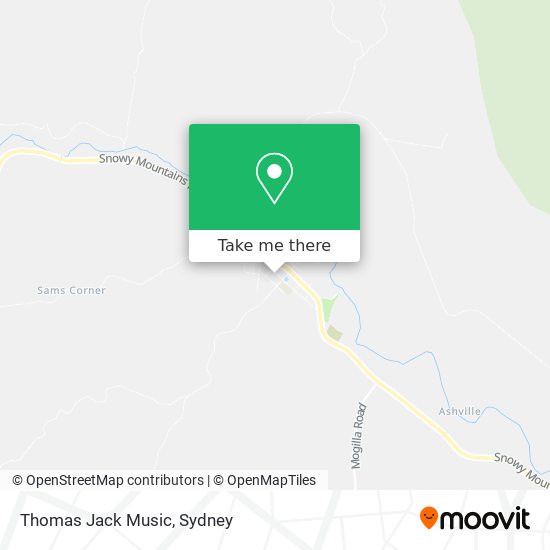 Mapa Thomas Jack Music